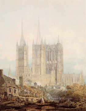 Linc scenery Thomas Girtin watercolour Oil Paintings